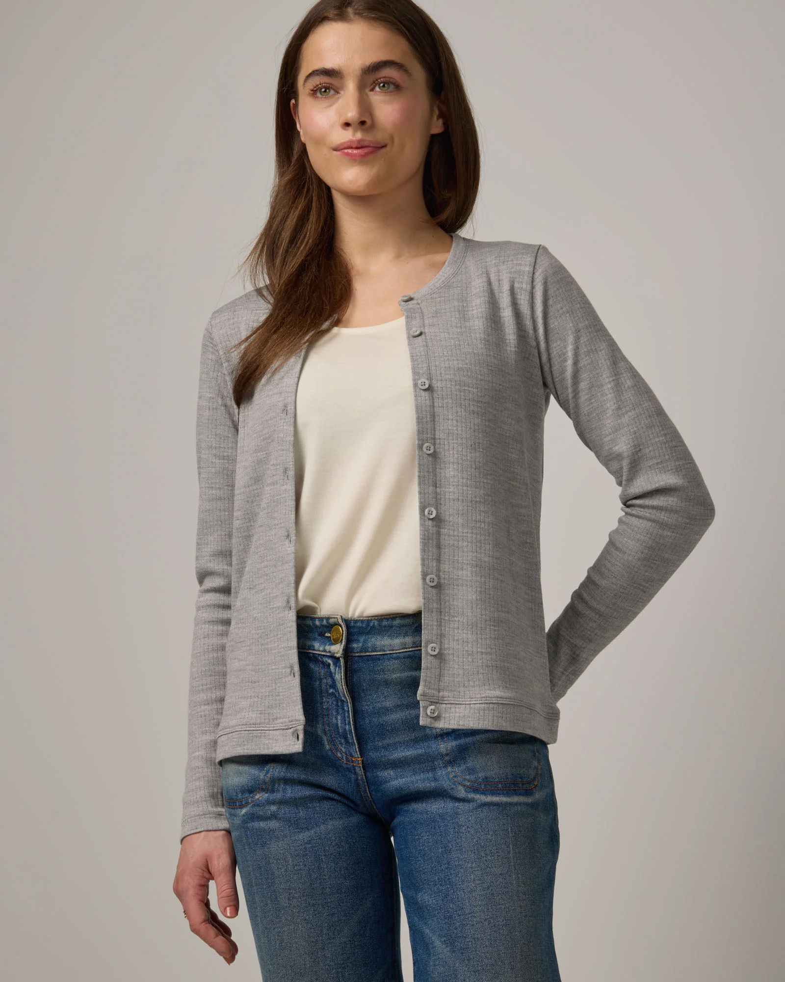 Celeste Ribbed Cardigan - Image 4