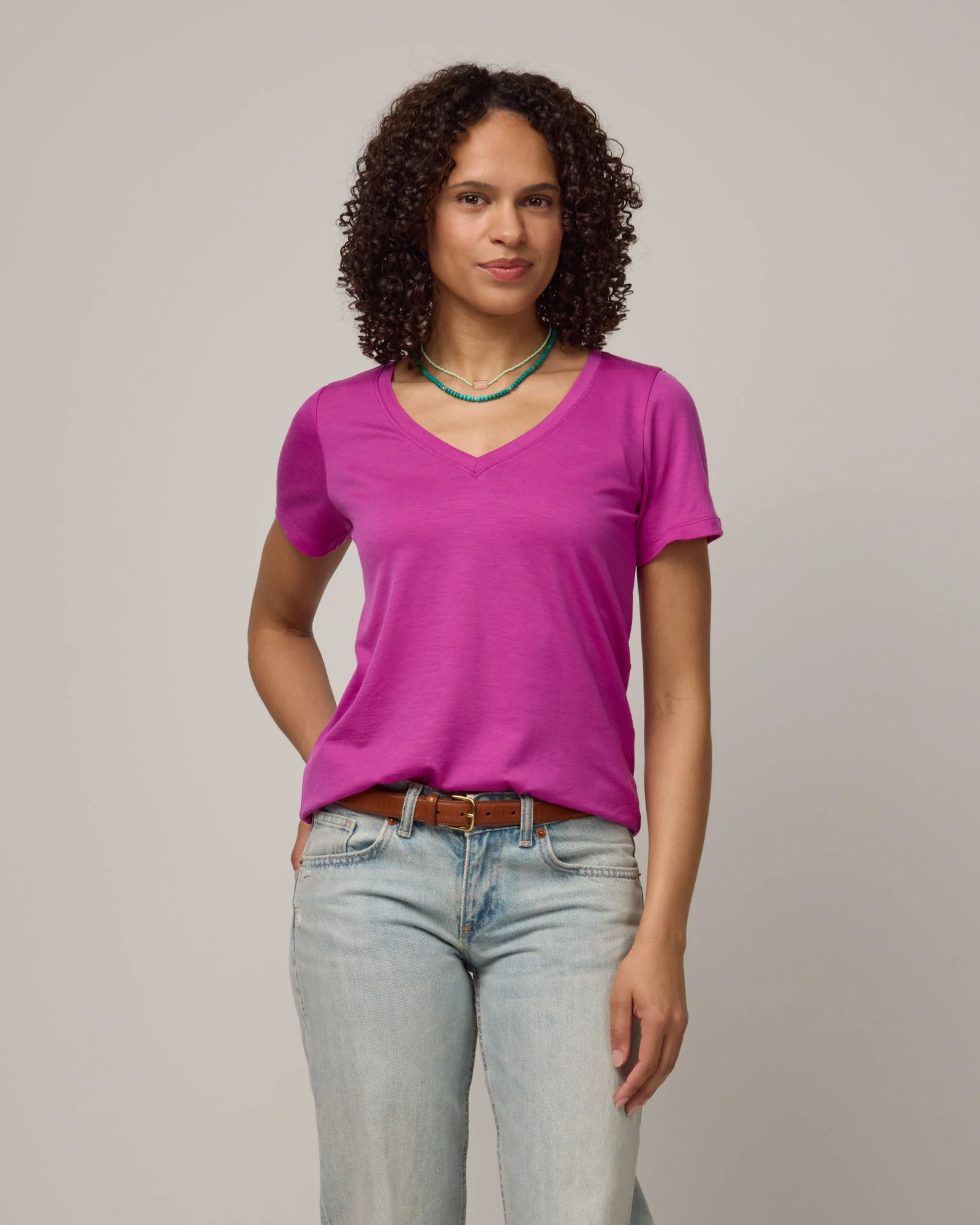 Morgan V-Neck Tee - Image 3
