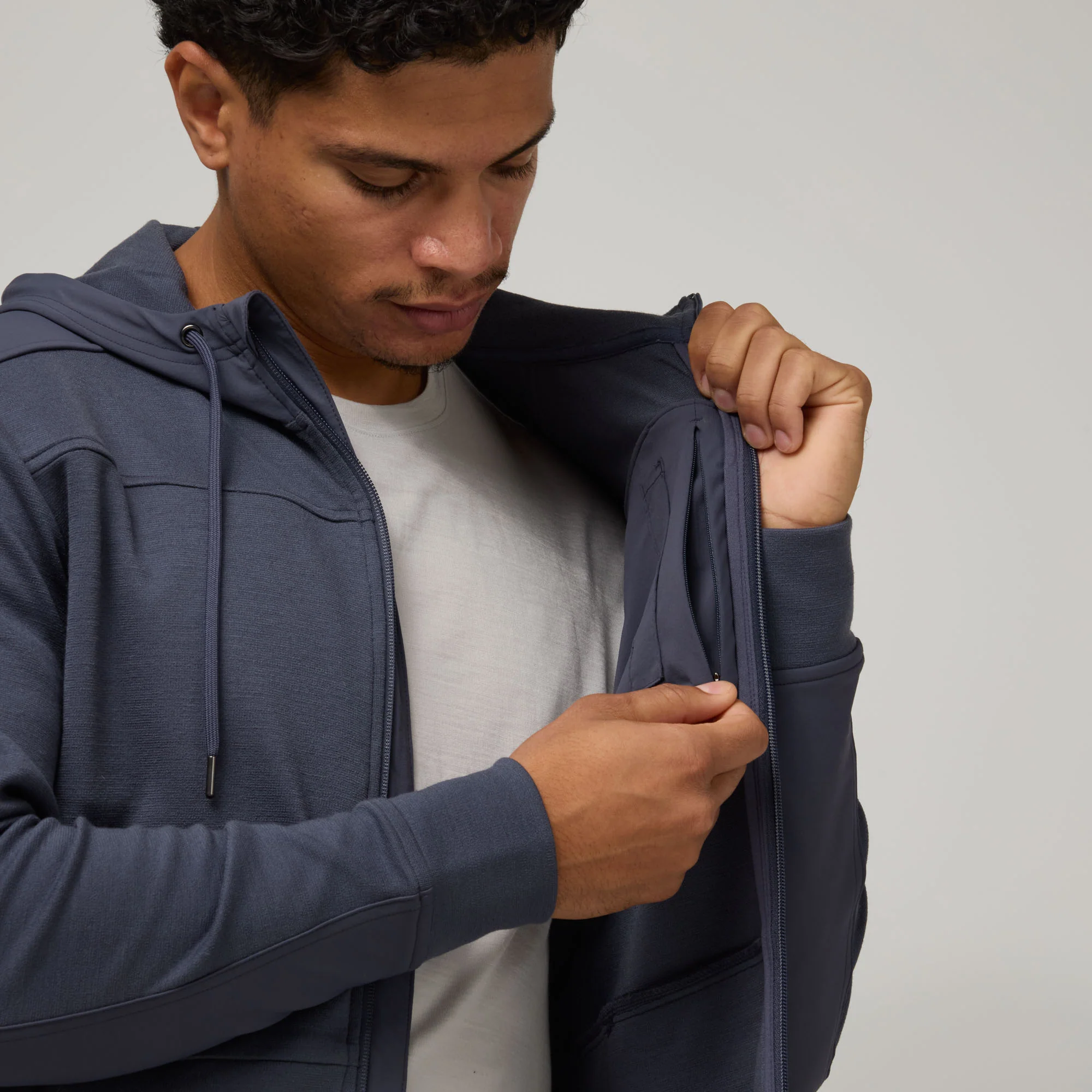 Men's Ponte Travel Hoodie - Image 5